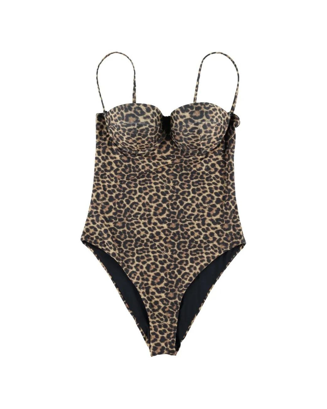 MATINEÉ Brown Rihanna Leopard-Print Swimsuit