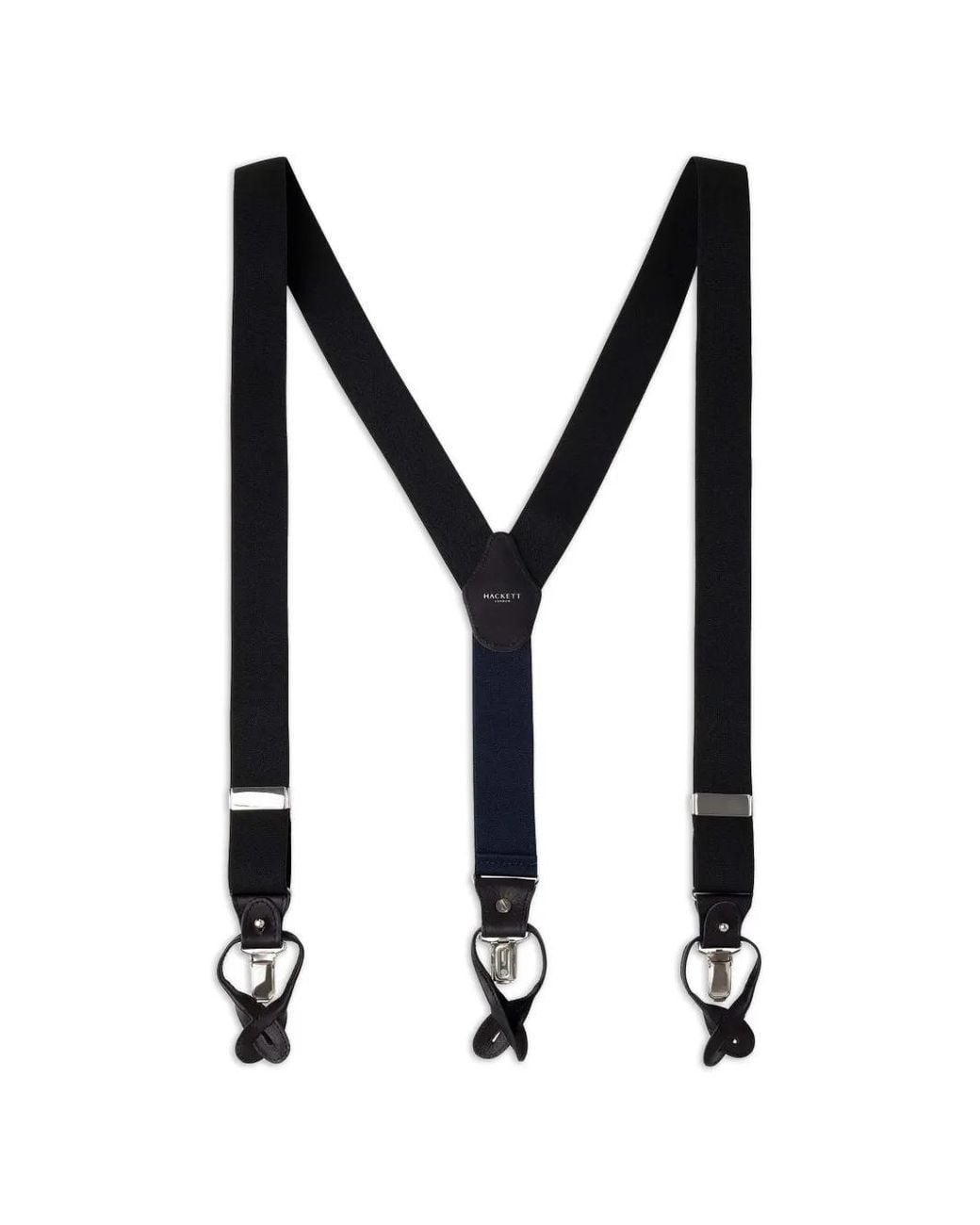 Hackett Black Bretelles Noires for men