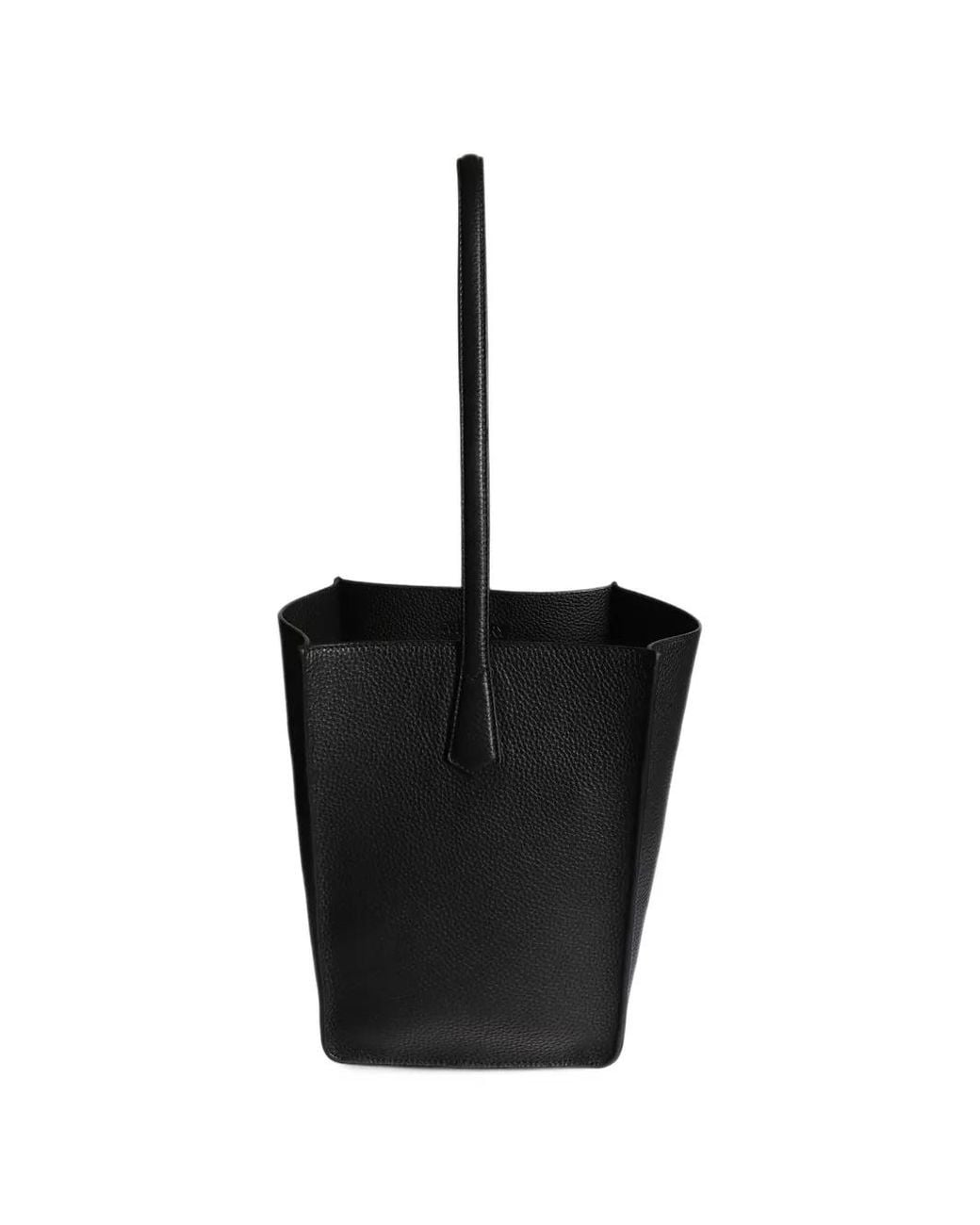 A.Emery Black Sac Cabas En Cuir À Fini Grainé