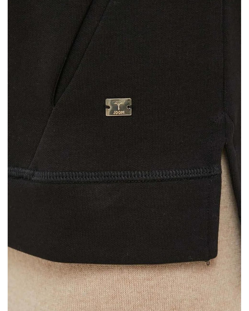 Joop! Black Side-Split Hooded Top