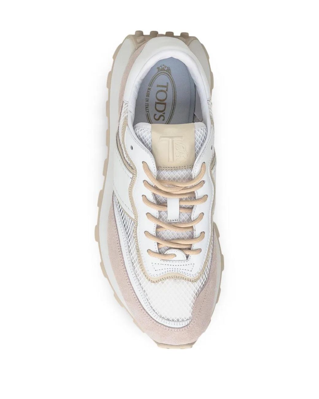 Tod's White Sportiva Run Leather Sneakers