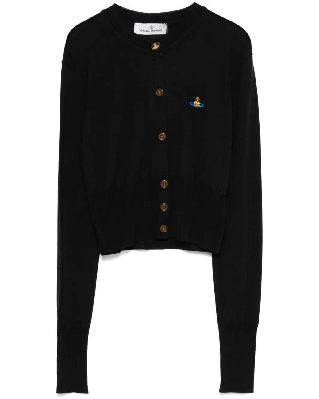 Vivienne Westwood Black Bea Cropped Cardi