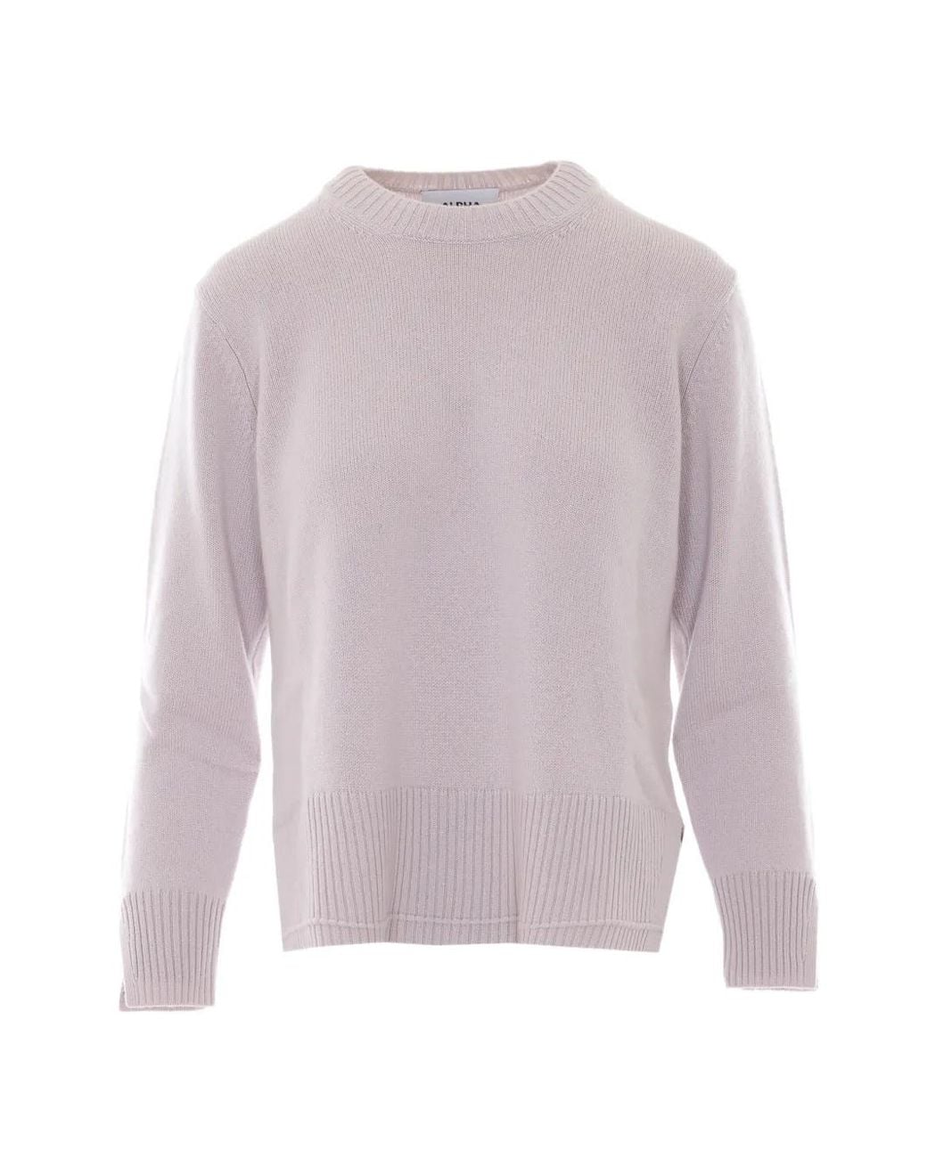 Pull À Bords Côtelés Alpha Studio en coloris Purple