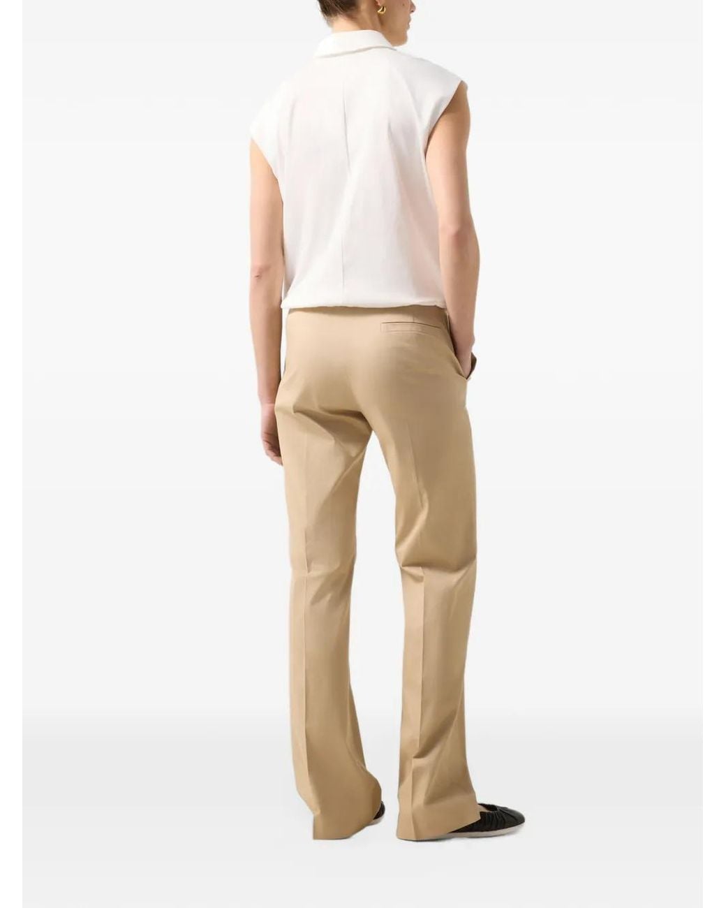 Bogner Natural Jody Flared-Leg Trousers