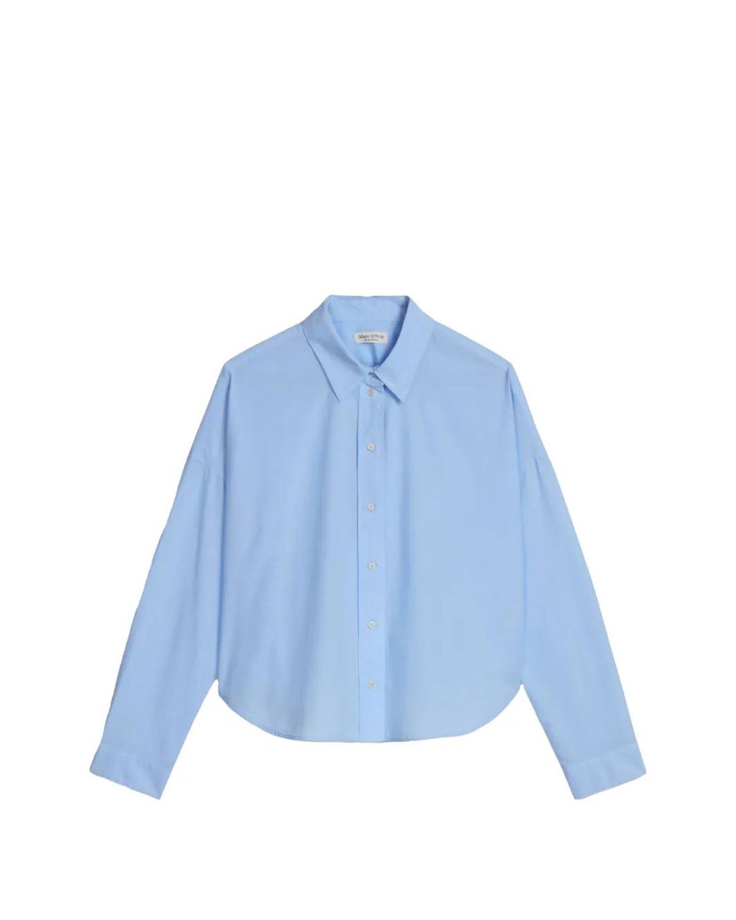 Marc O' Polo Blue Long Sleeve Woven Top