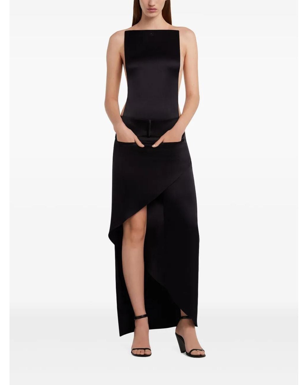 Courreges Black Illusion Top
