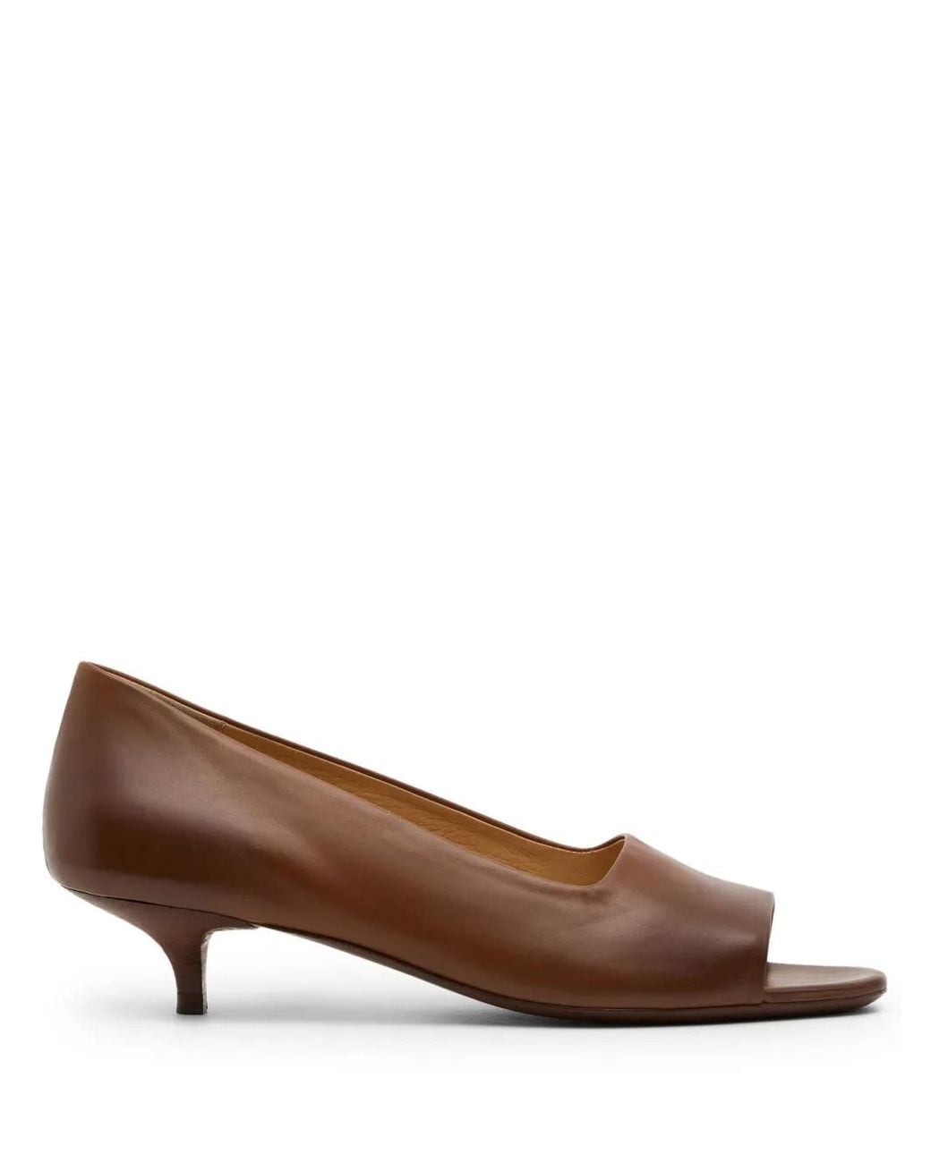 Marsèll Brown Fiuto Leather Pumps