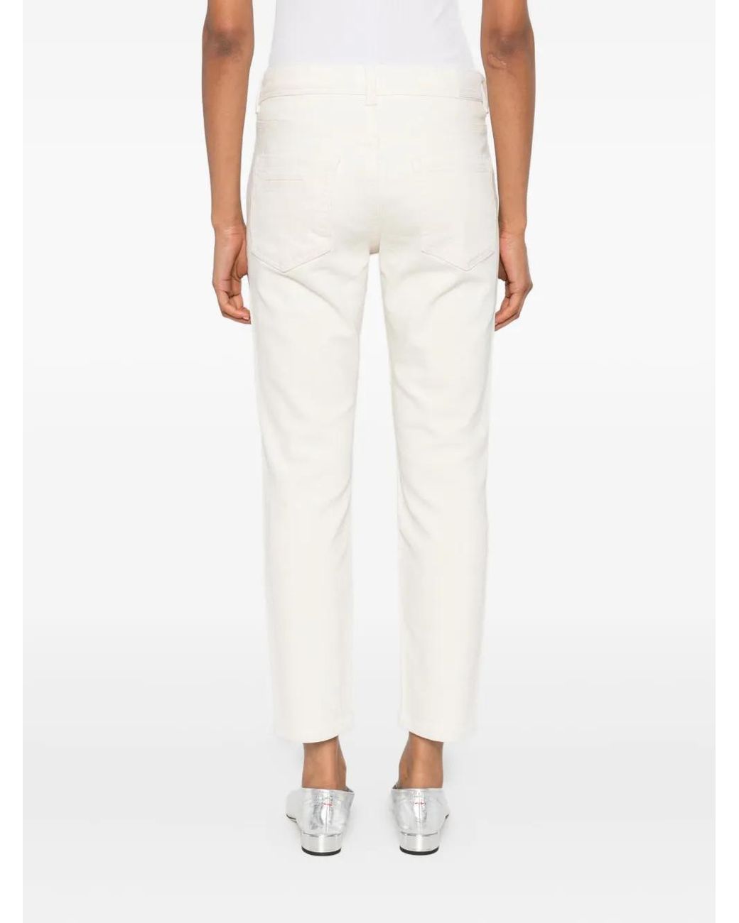 Marc O' Polo White Two-Button Trousers