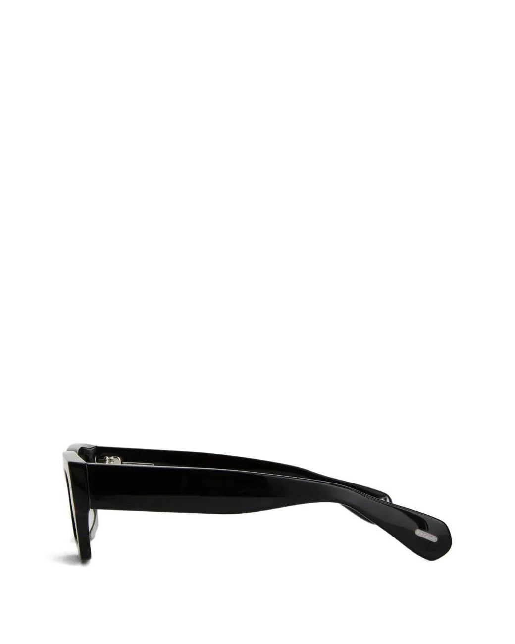 Jil Sander Black Rectangular-Frame Sunglasses