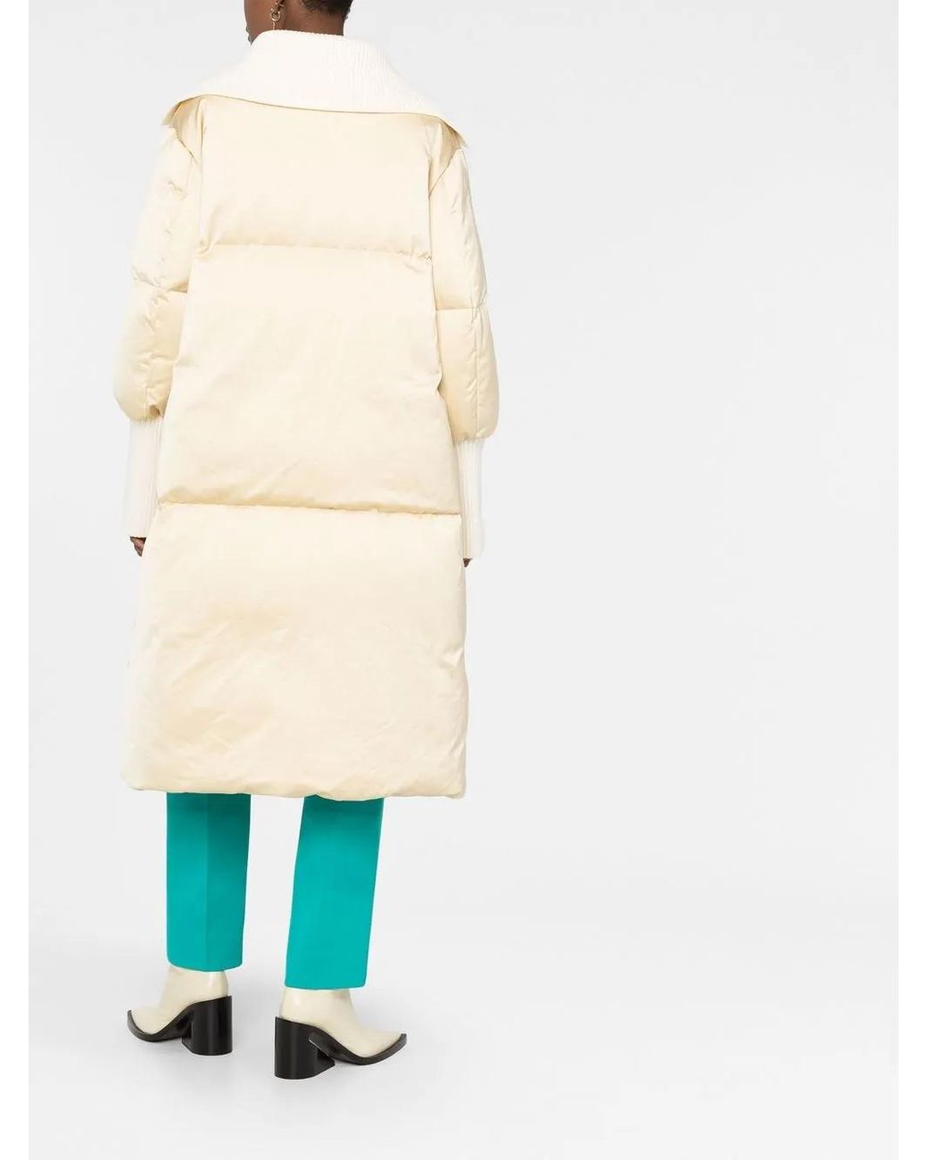 Jil Sander Jas Met Contrast in het Natural