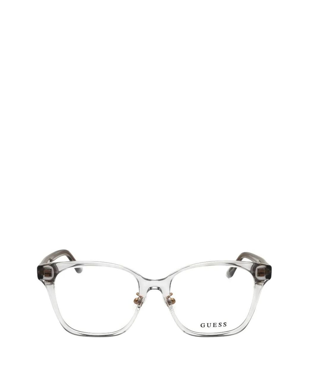 GUESS EYEWEAR White Rectangle-Frame Glasses