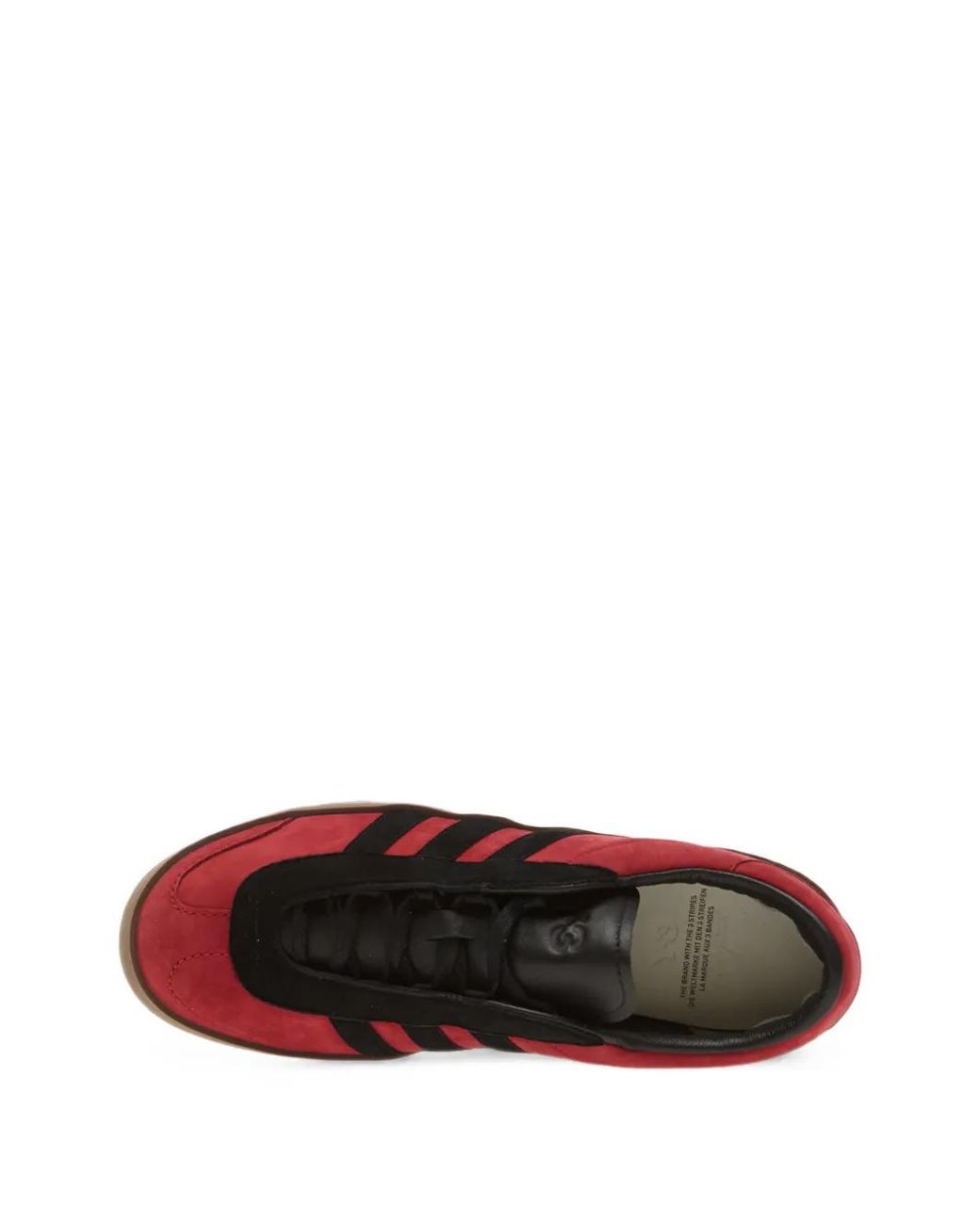 Y-3 Red X Adidas Gazelle Sneakers for men