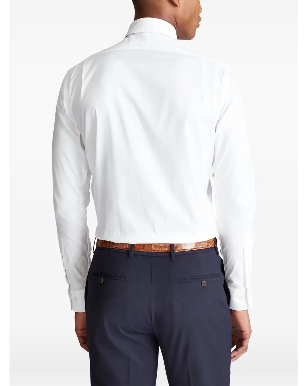 Polo Ralph Lauren White Chemise À Manches Longues for men
