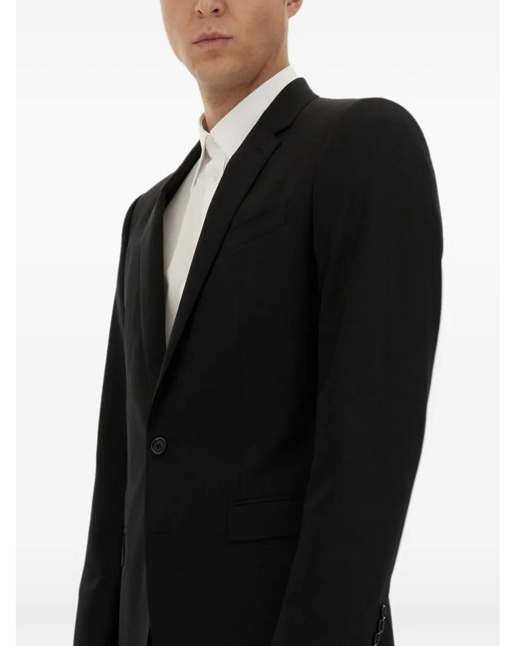 Dolce & Gabbana Black Single-Breasted Suit for men