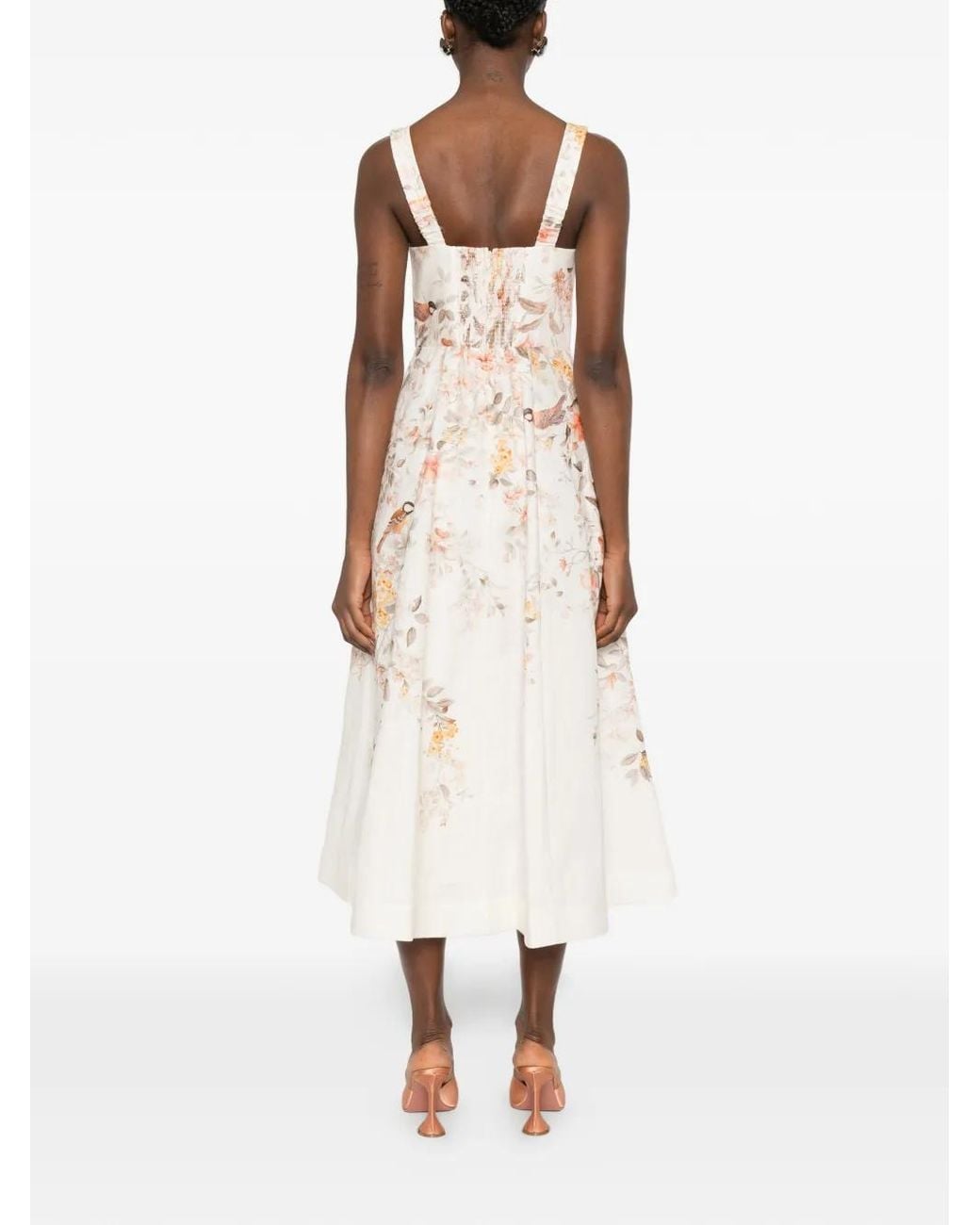 Zimmermann Luna フローラル ドレス White