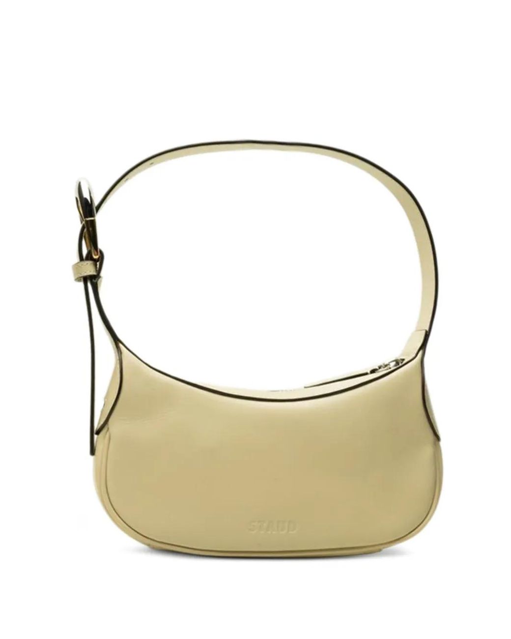 Staud Metallic Owen Leather Shoulder Bag