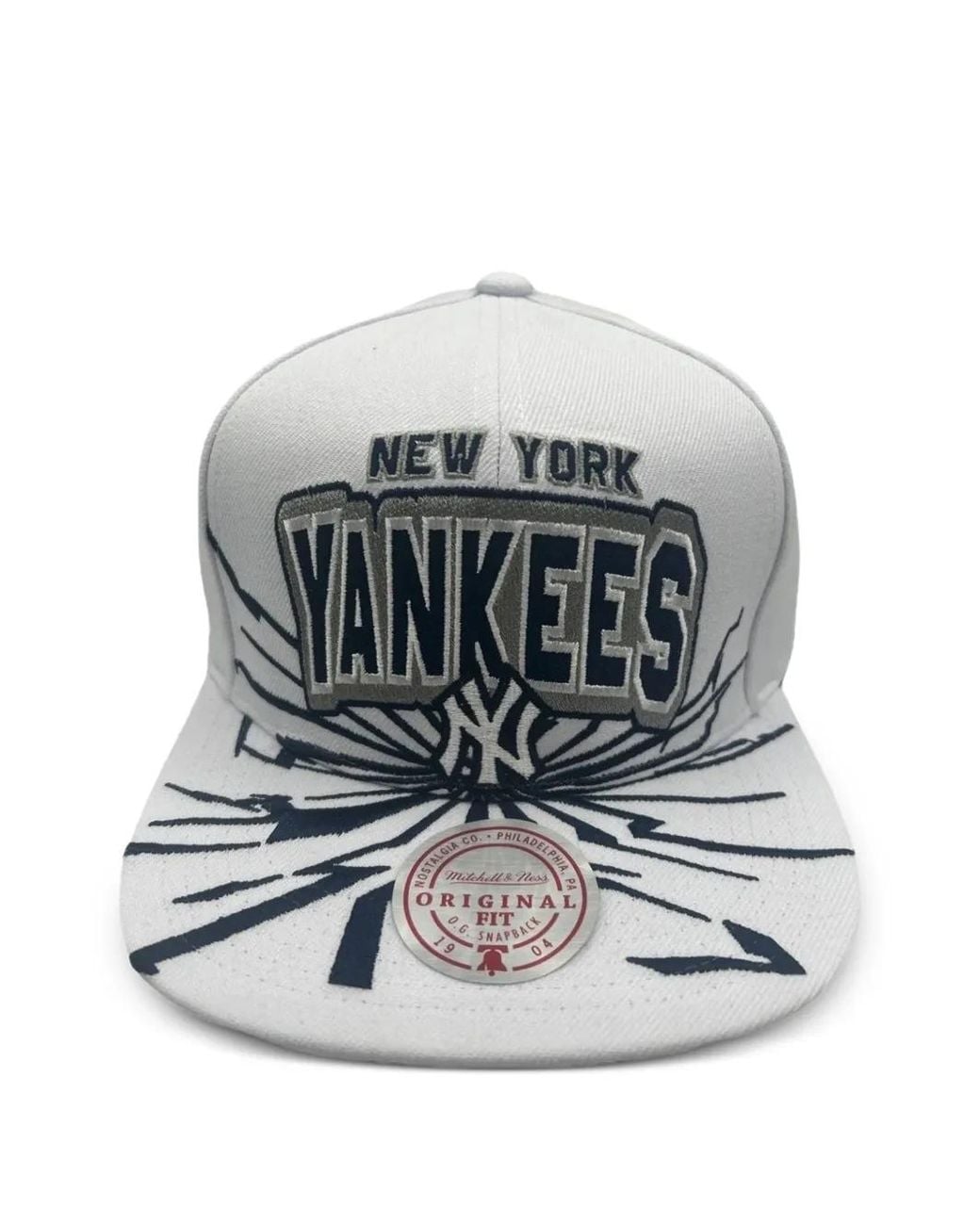 Mitchell & Ness Gray Mlb Aftershock Snapback Cap for men