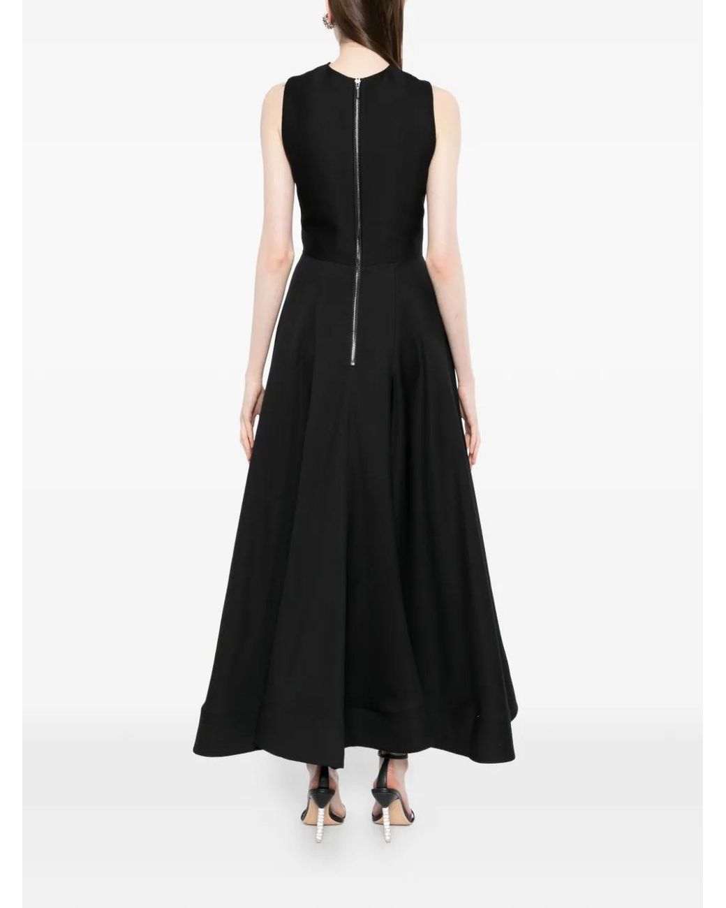 Maticevski Black Invigorate Midi Dress