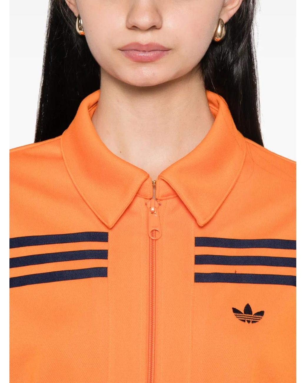 adidas 70S Jumpsuit in Orange | Lyst