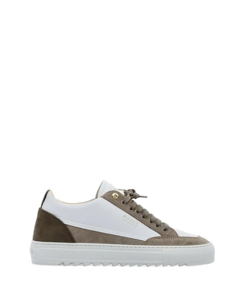 Mason's White Tia Ludico Paneled Sneakers for men