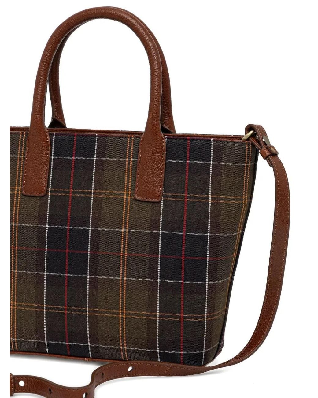 Barbour Black Birch Tartan-Pattern Tote Bag