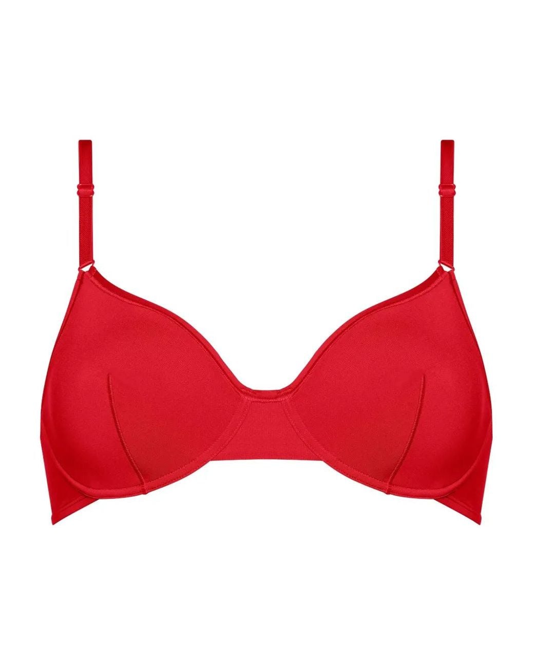 Eres Red Ilona Soyeuse Full-Cup Bra