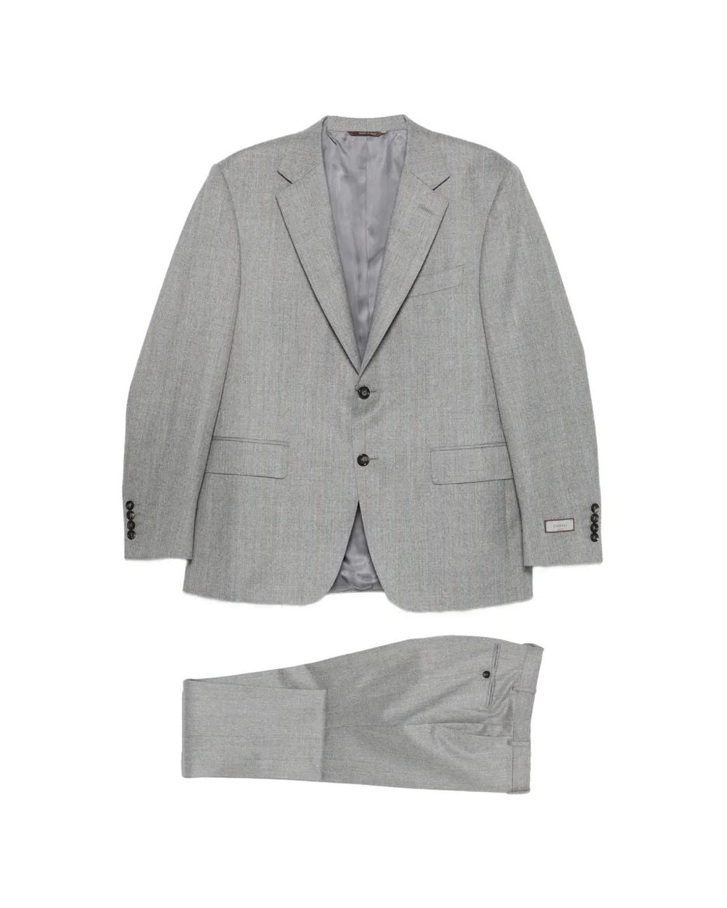 Canali Gray Pinstripe Single-Breasted Suit for men