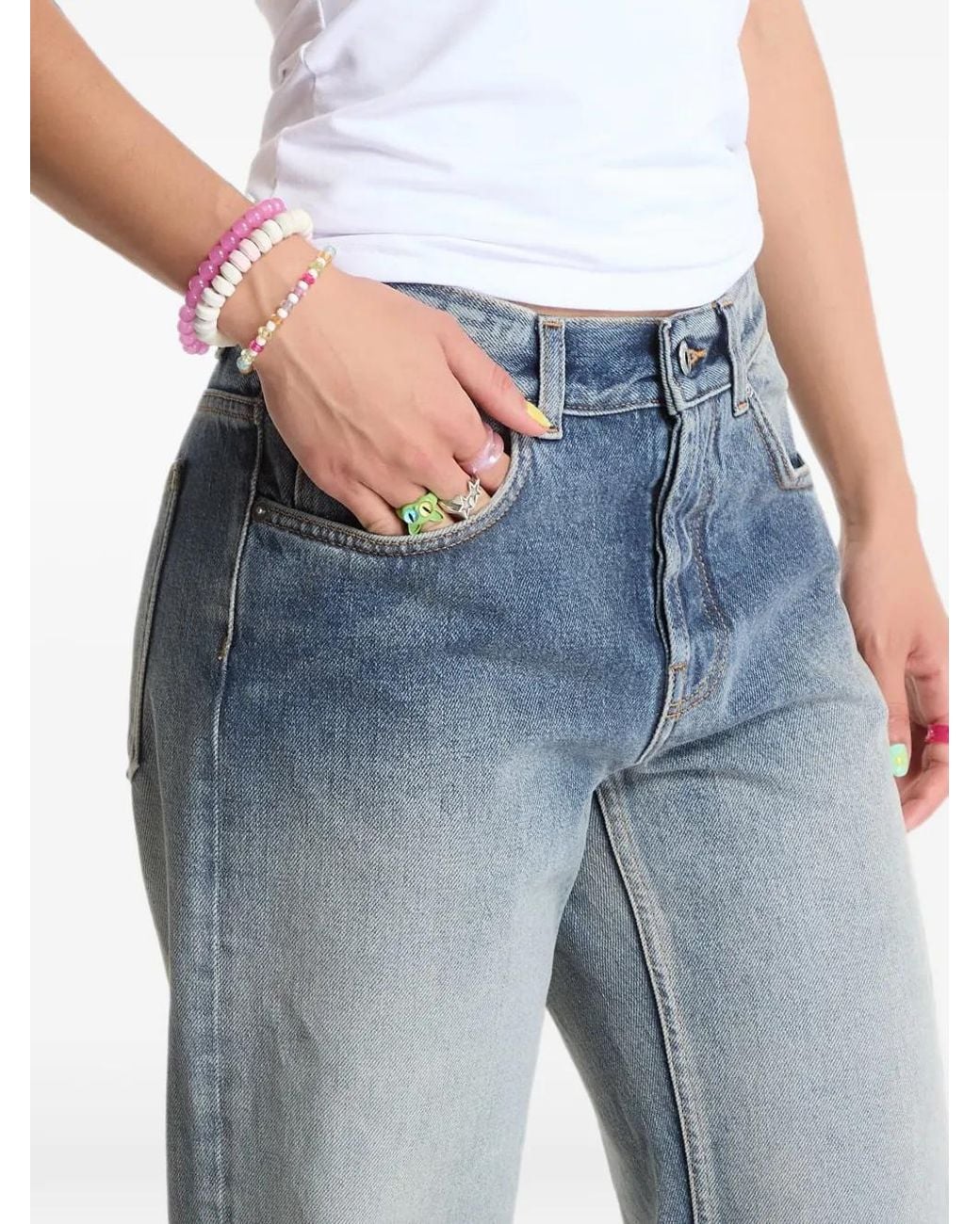 Off-White c/o Virgil Abloh Blue Indust Susy Jeans