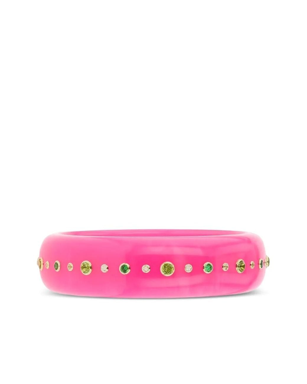 Mark Davis Pink 18K Bakelite Bracelet