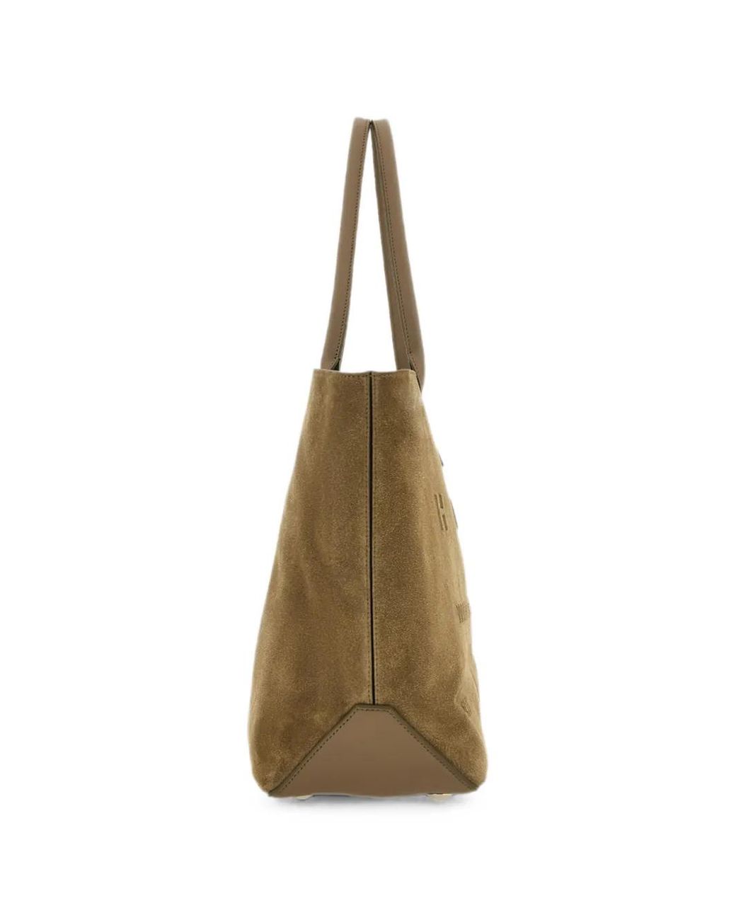 Bolso Shopper Address Mediano Hogan de color Natural