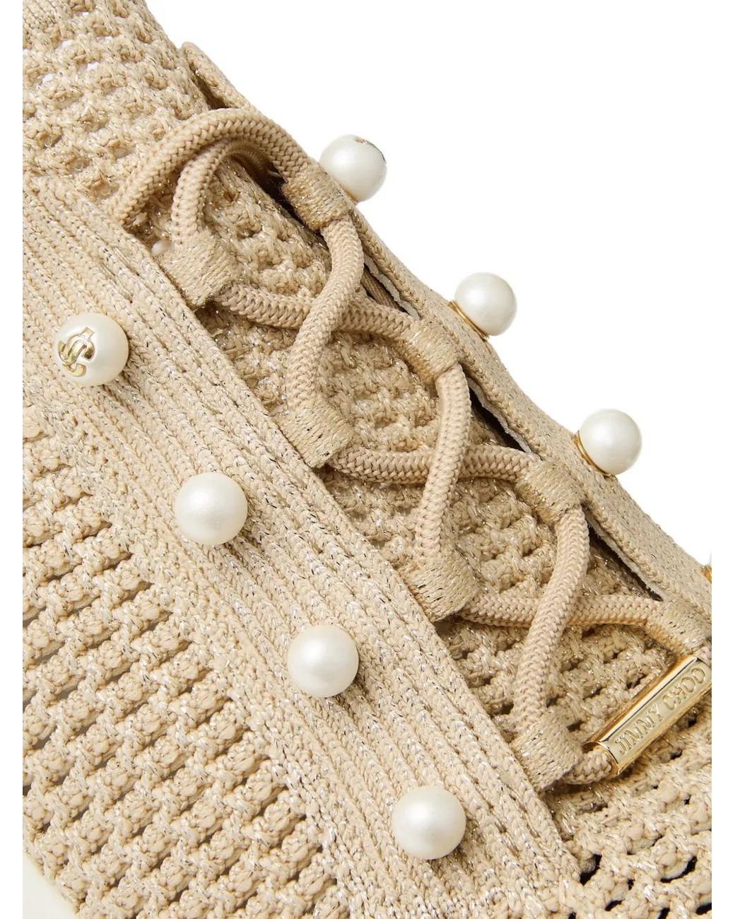 Jimmy Choo White Veles Sneakers