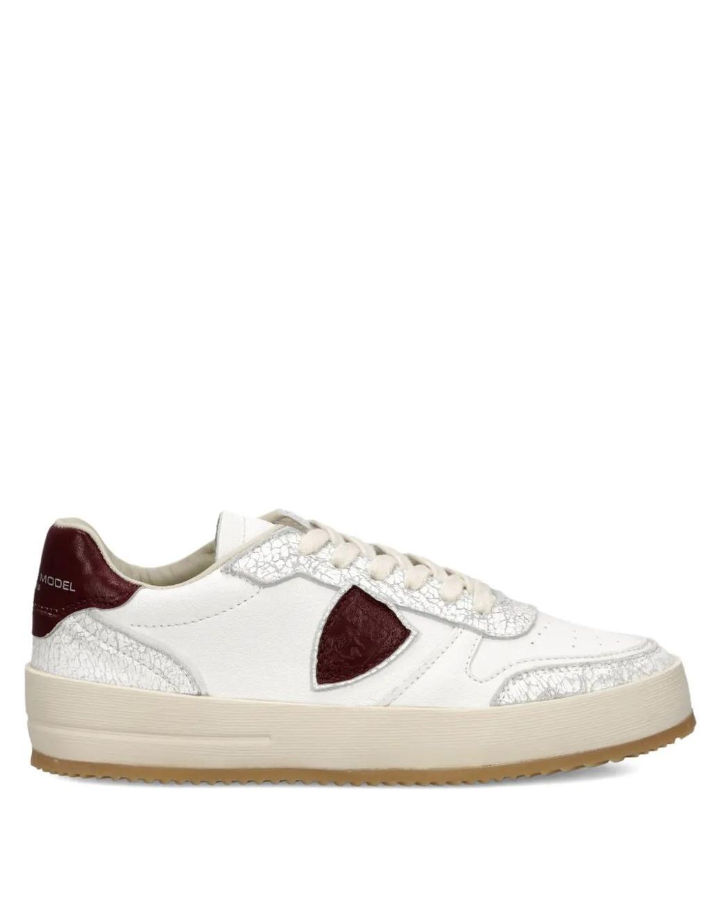 Philippe Model Nice Sneakers in het White
