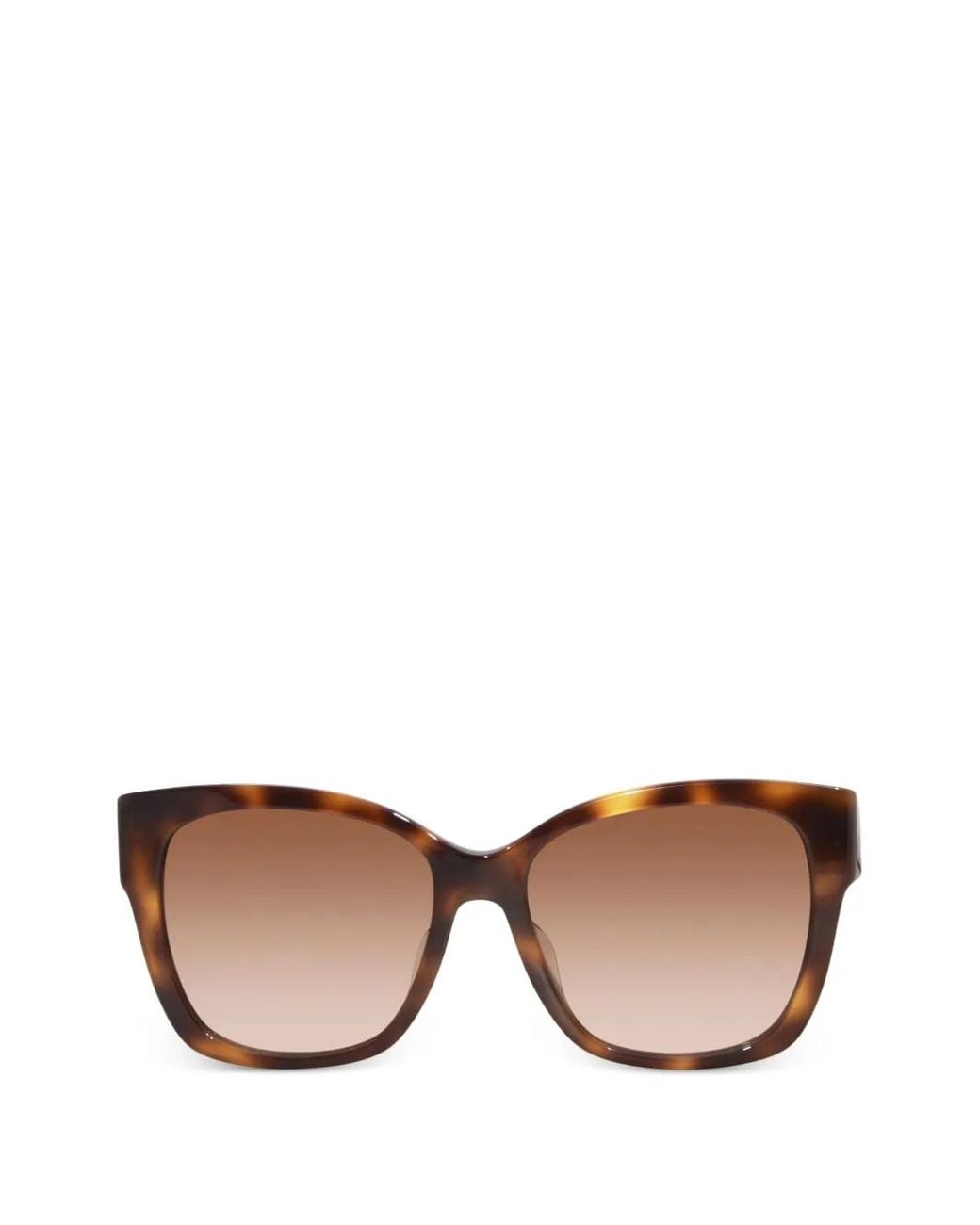 Burberry Pink Tortoiseshell-Effect Logo-Plaque Sunglasses