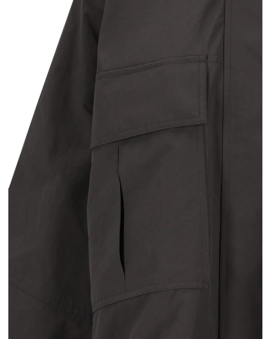 Weekend by Maxmara Black Drawstring High-Neck Jacket
