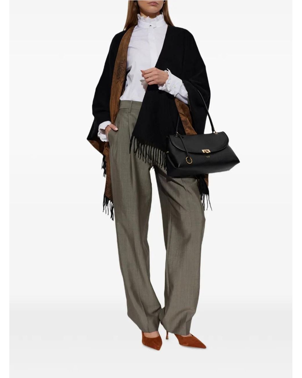 Ferragamo Brown Elydea Pumps