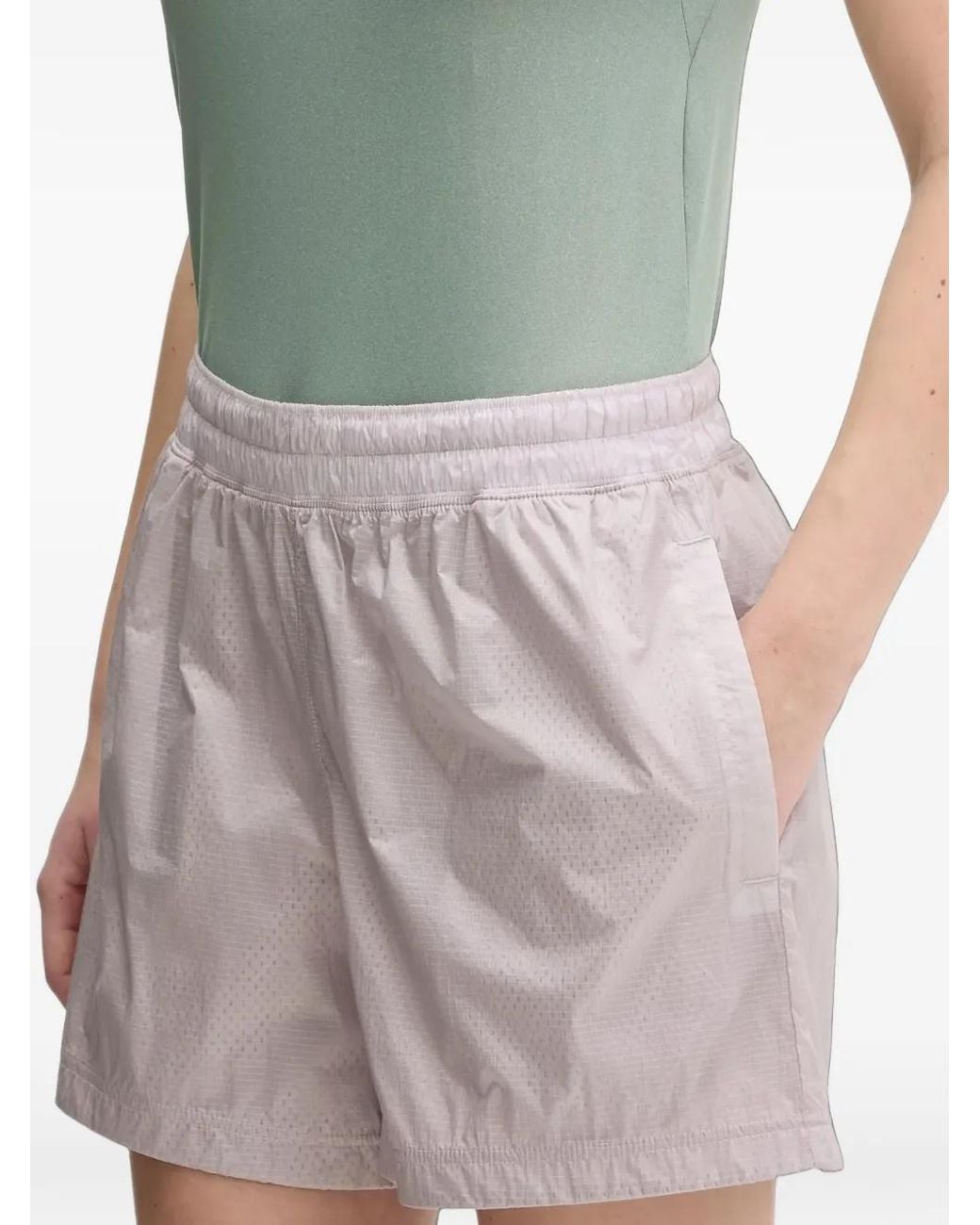 Under Armour White Lined Shorts