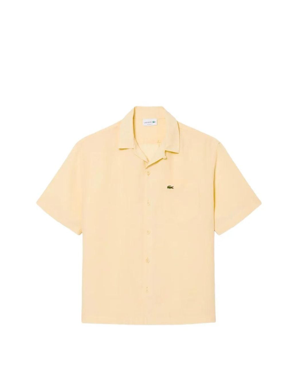 Lacoste Natural Relaxed Fit Linen Shirt for men
