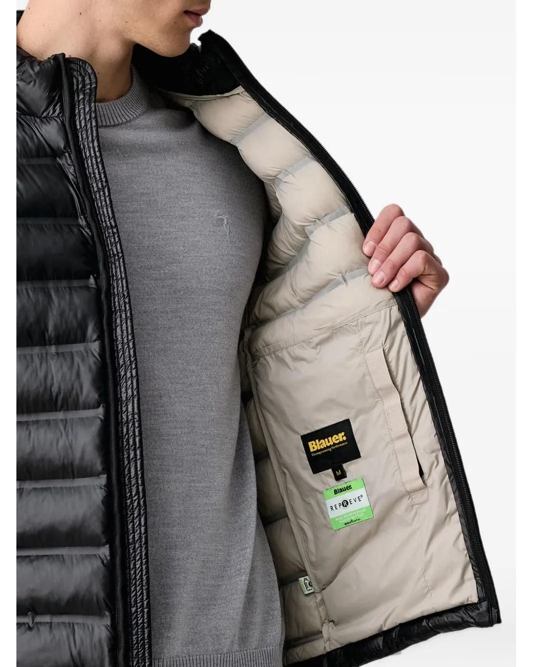 Blauer Black Aura Padded Jacket for men