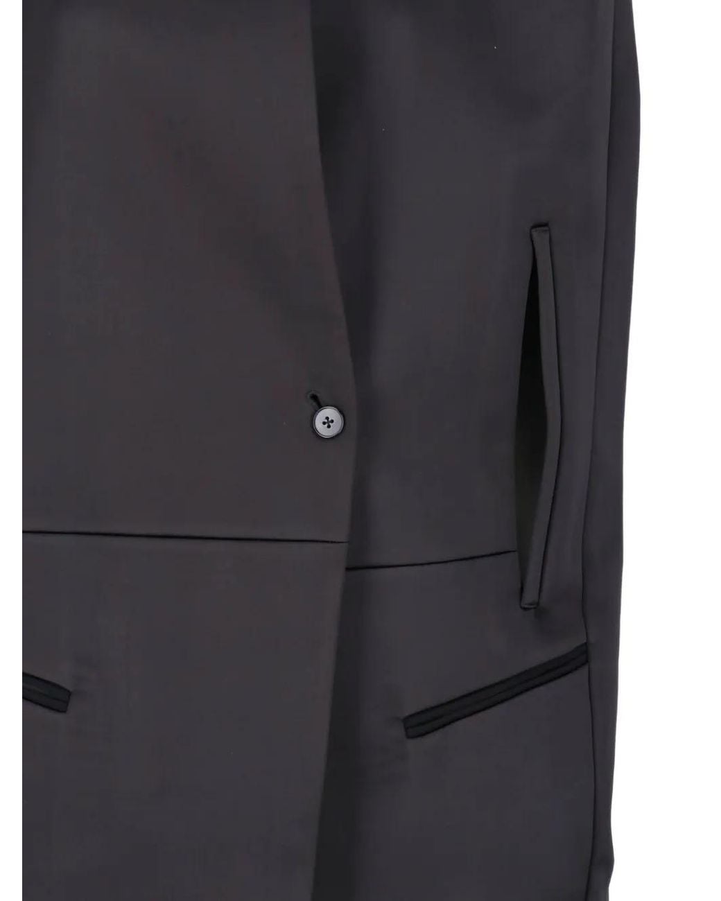 Entire studios Blue Belted-Back Cape