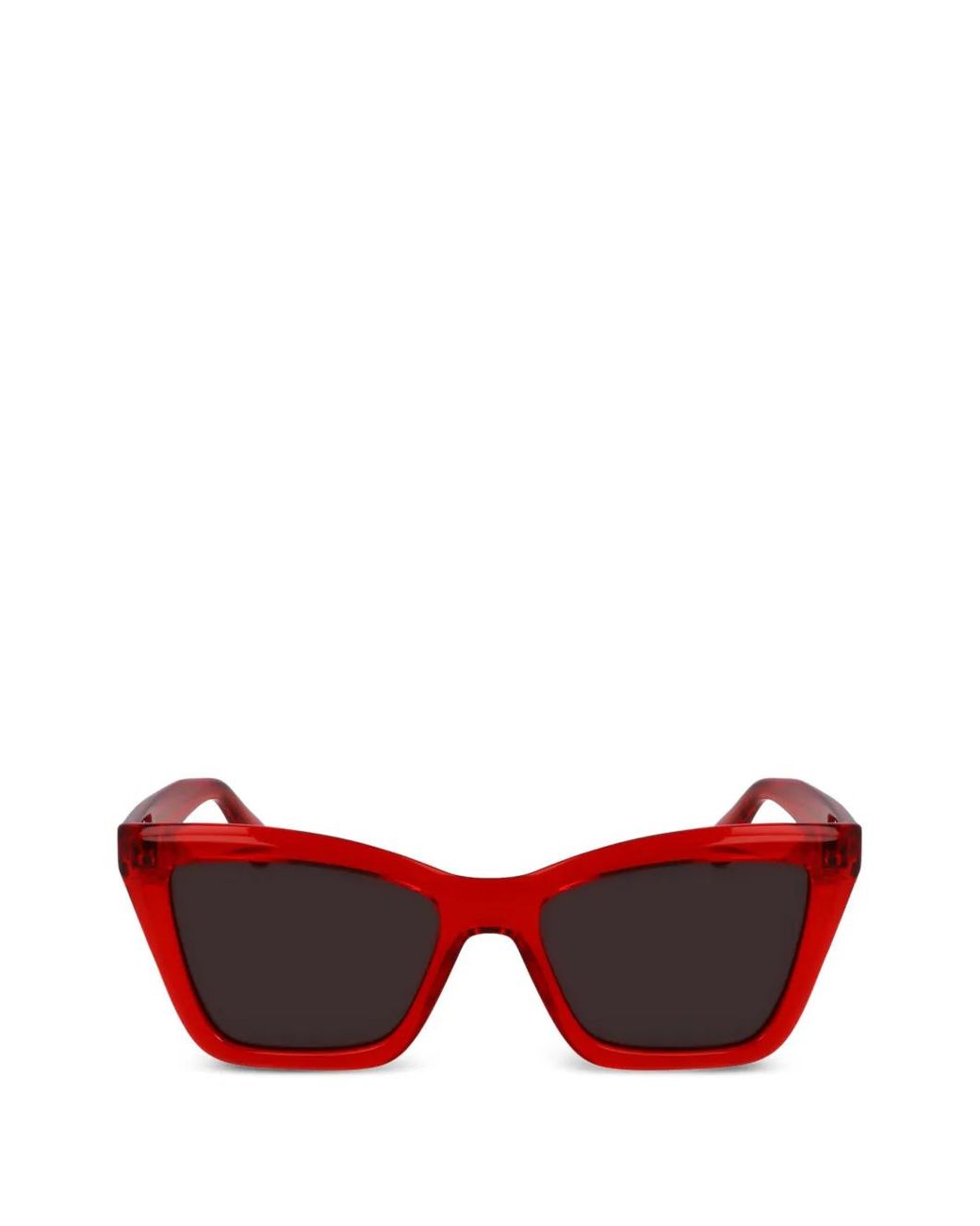 Ferragamo Red Cat-Eye Sunglasses