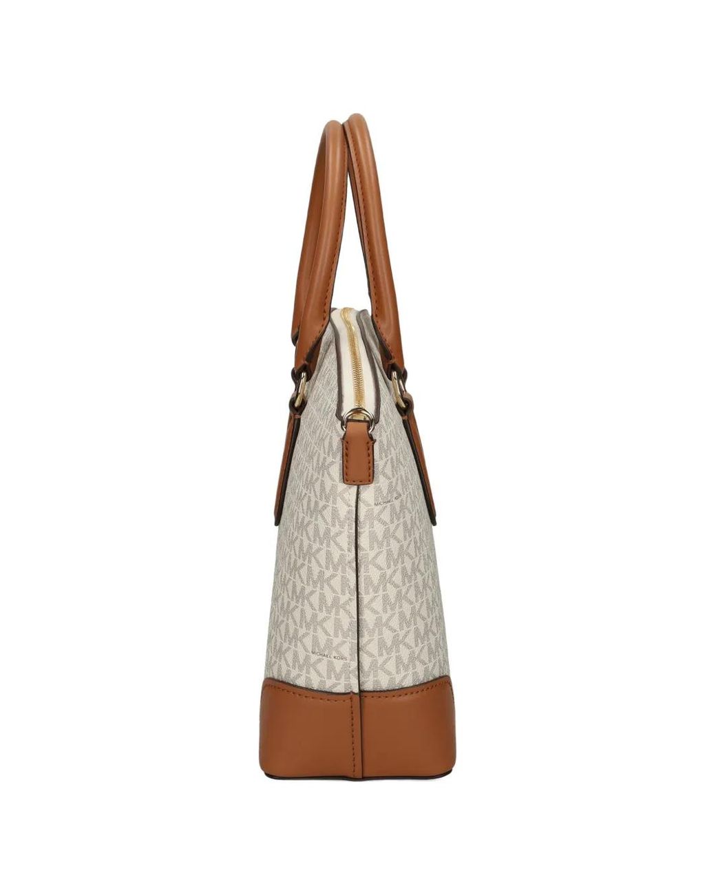 MICHAEL Michael Kors White Murphy Medium Logo-Print Handle Tote Bag