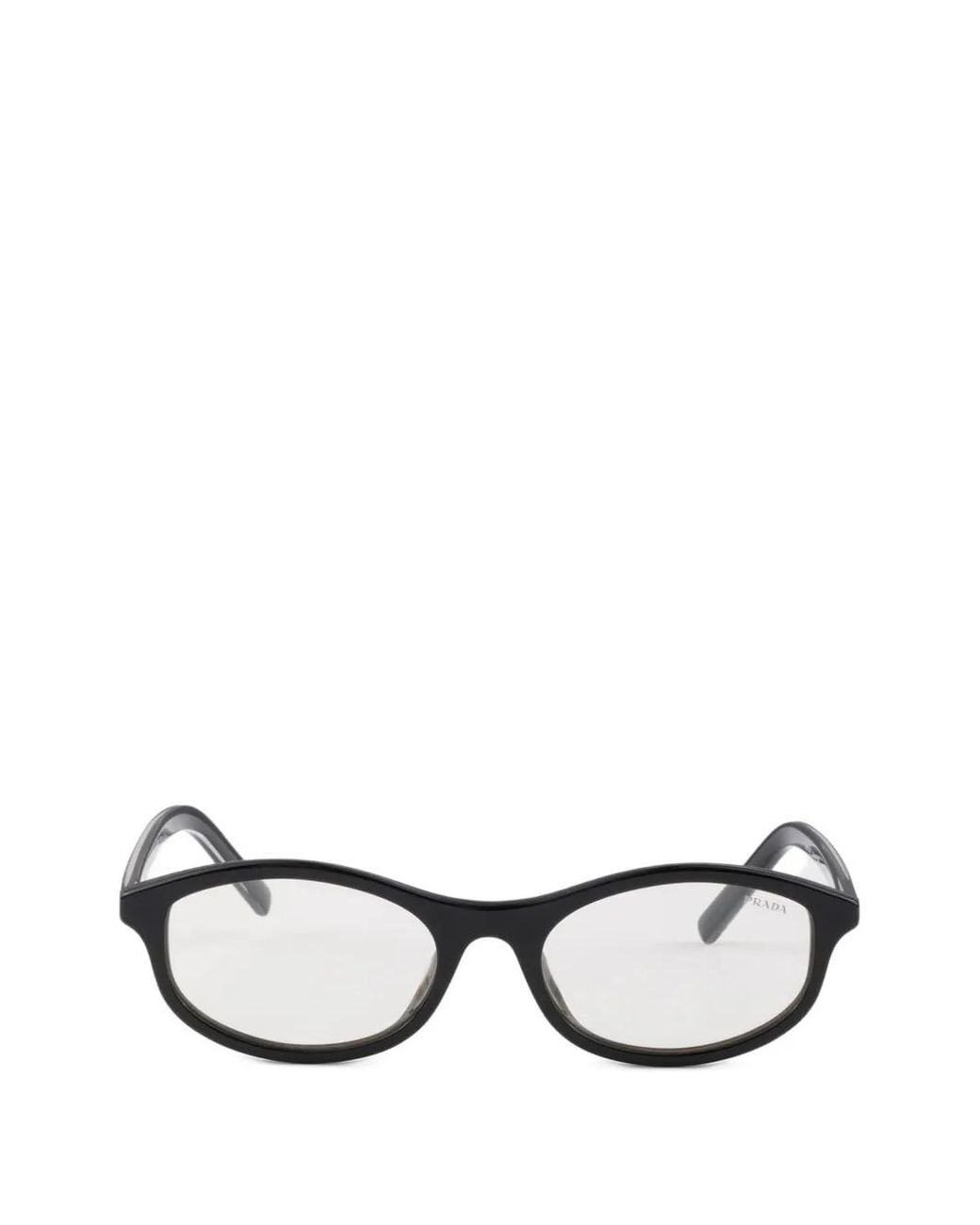 Prada Black Sunglasses With The Iconic Metal Plaque