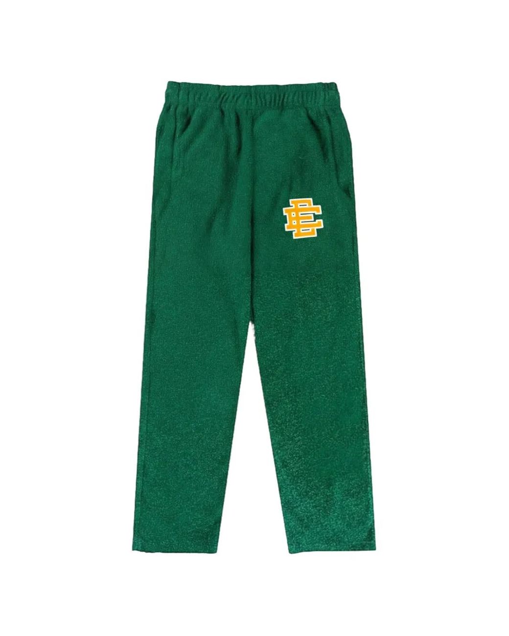 Eric Emanuel Green Bouclé Track Pants for men