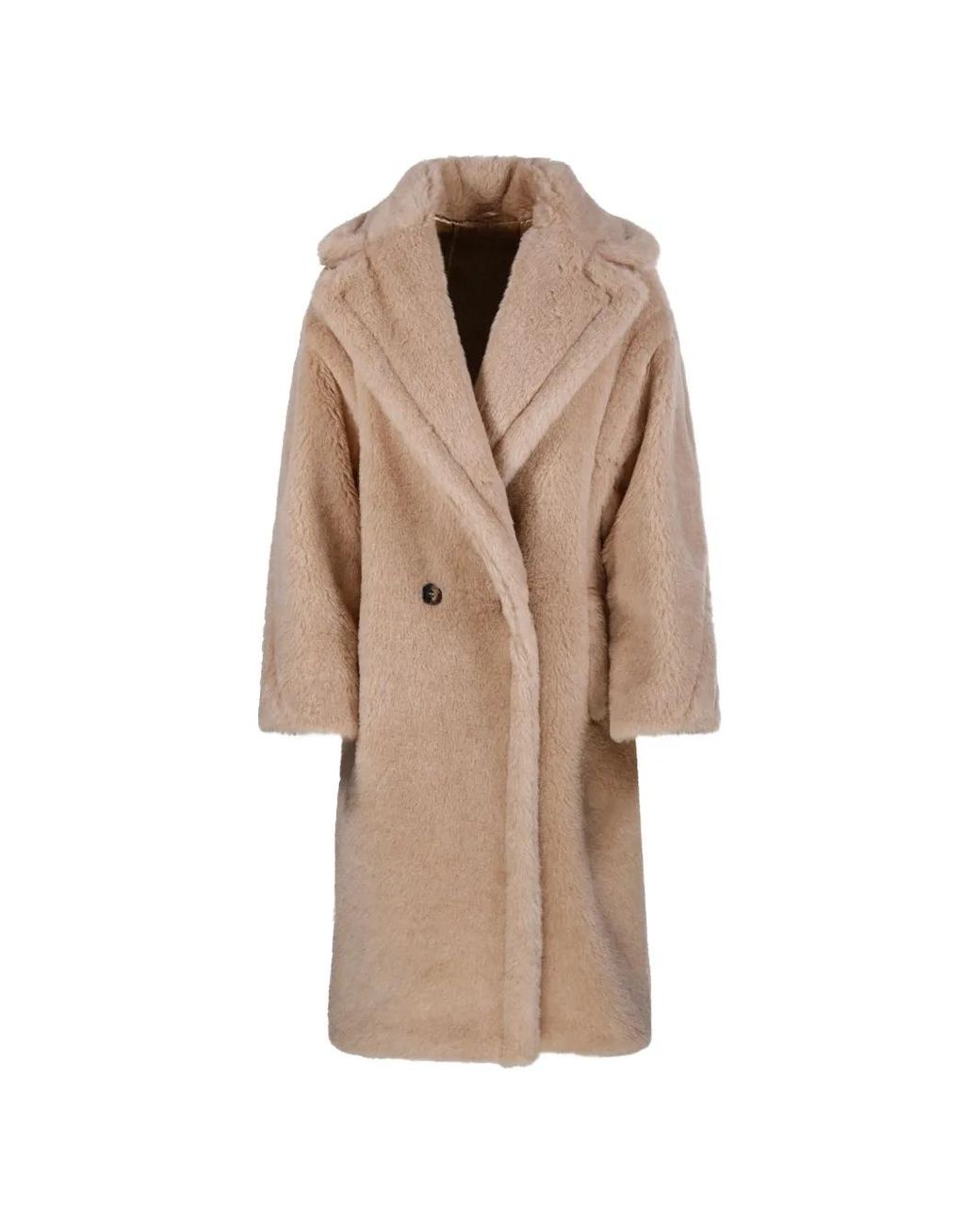 Max Mara Natural Tedgirl Double-Breasted Coat