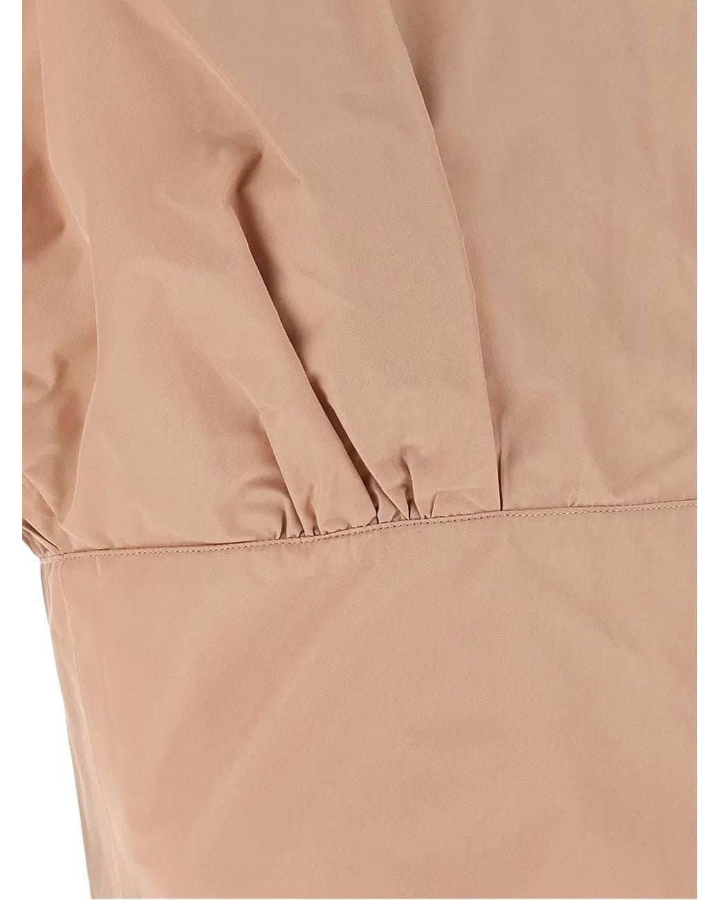 Pinko Pink Crop Top Wide Sleeves