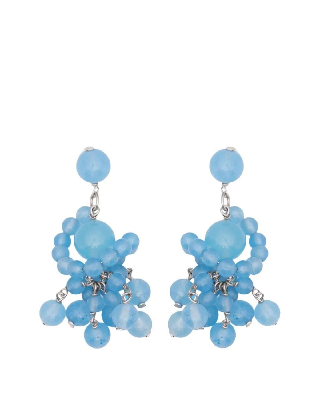 COMPLETEDWORKS Blue Aftertaste Of A Dream Beaded Drop Earrings