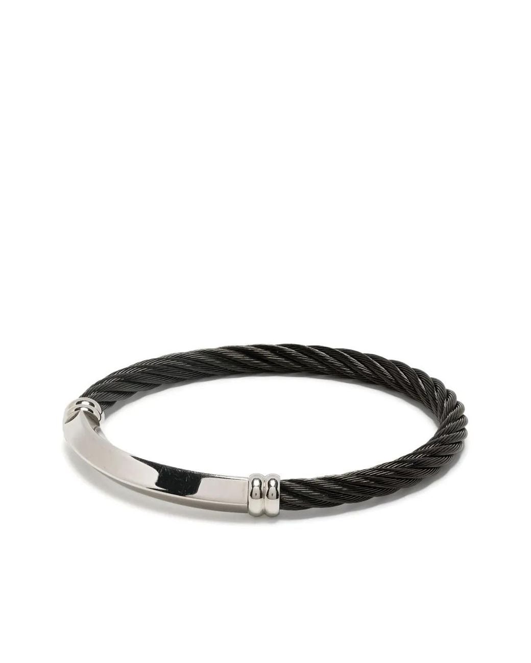Charriol White Better Half Logo-Engraved Bracelet