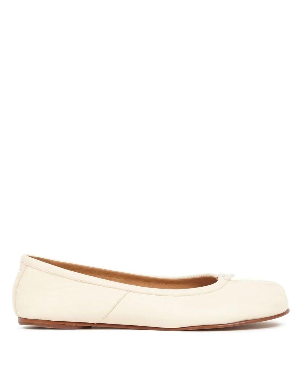 Maison Margiela Natural Tabi Ballet Flats