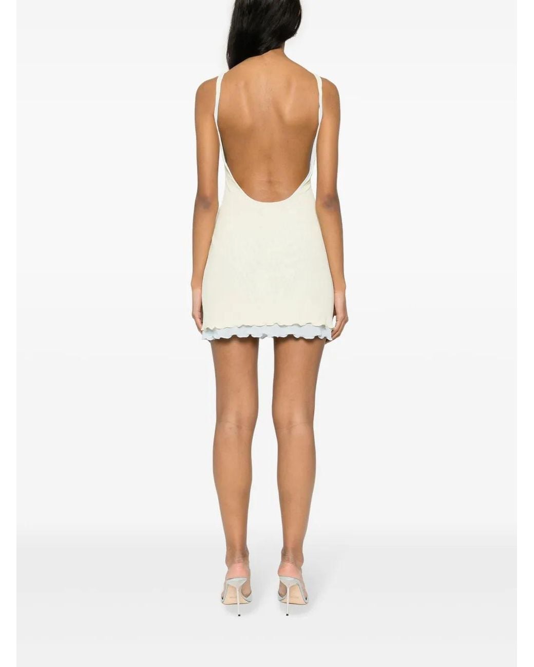 Gcds Natural Short Layered Dress