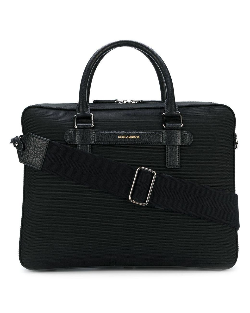 Dolce & Gabbana Cotton Slim Briefcase in Black for Men - Save 65% - Lyst